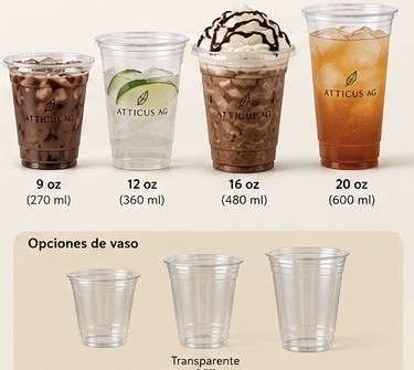 Vaso PET 16 oz