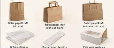 Bolsa papel kraft (sin asa)